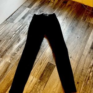 High waisted black super skinny jeans